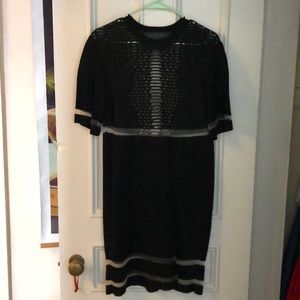 Alexander Wang x H&M black peekaboo dress